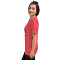 Vintage Tri-Blend Short Sleeve T-shirt, Red Triblend, left side view