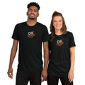 Short sleeve t-shirt, Solid Black Triblend, front view