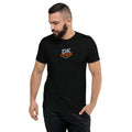Short sleeve t-shirt, Solid Black Triblend, front view