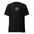 Short sleeve t-shirt, Solid Black Triblend, front view