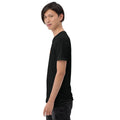 Short sleeve t-shirt, Solid Black Triblend, left view