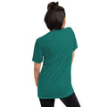 Vintage Tri-Blend Short Sleeve T-shirt, Teal Triblend, back view