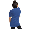 Vintage Tri-Blend Short Sleeve T-shirt, True Royal Triblend, back view