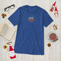 Short sleeve t-shirt, True Royal Triblend, front view