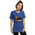Vintage Tri-Blend Short Sleeve T-shirt, True Royal Triblend, front view