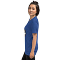 Vintage Tri-Blend Short Sleeve T-shirt, True Royal Triblend, left side view
