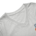 Unisex Short Sleeve V-Neck T-Shirt, Athletic Heather, product detail view