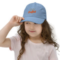 Youth baseball cap, Baby Blue, front view