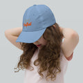 Youth baseball cap, Baby Blue, left side view