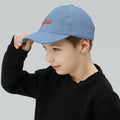 Youth baseball cap, Baby Blue, left side view