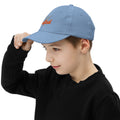 Youth baseball cap, Baby Blue, left side view