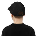 Youth baseball cap, Black, back view