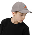 Youth baseball cap, Grey, right side view