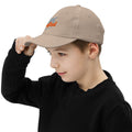 Youth baseball cap, Khaki, left side view