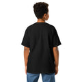 Youth classic tee, Black, back view
