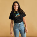 Youth classic tee, Black, front view