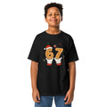Youth classic tee, Black, front view