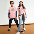 Youth classic tee, Light Pink, front view