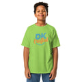 Youth classic tee, Lime, front view