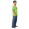 Youth classic tee, Lime, right-front view