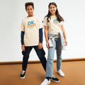 Youth classic tee, Natural, front view