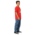Youth classic tee, Red, right-front view