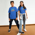 Youth classic tee, Royal, front view