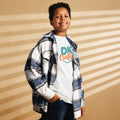 Youth classic tee, White, right-front view