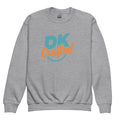 Youth crewneck sweatshirt, Sport Grey, front view