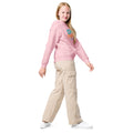Youth heavy blend hoodie, Light Pink, right side view