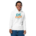 Youth heavy blend hoodie, White, front view