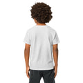 Youth t-shirt, Ash, back view