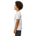 Youth t-shirt, Ash, left side view