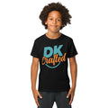 Youth t-shirt, Black, front view