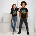Youth t-shirt, Black, front view