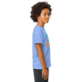 Youth t-shirt, Carolina Blue, right side view