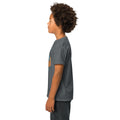 Youth t-shirt, Dark Heather, left side view