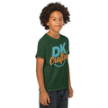 Youth t-shirt, Forest Green, right-front view