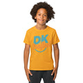 Youth t-shirt, Gold, front view