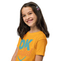 Youth t-shirt, Gold, left-front view