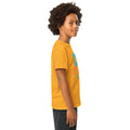Youth t-shirt, Gold, right side view