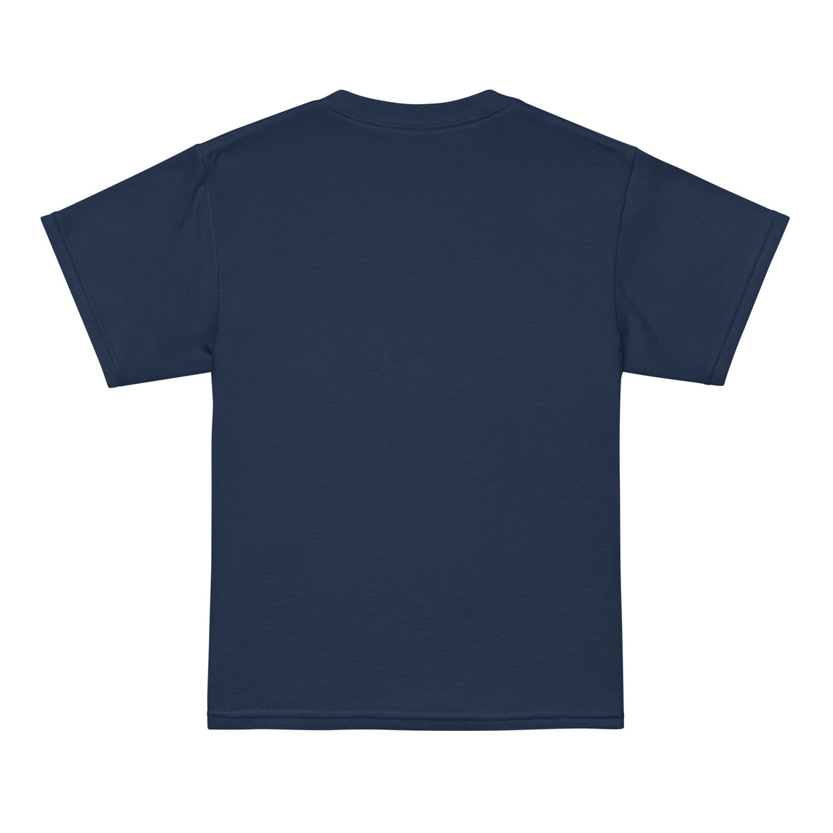 Youth t-shirt, Navy, back view