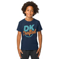Youth t-shirt, Navy, front view