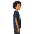 Youth t-shirt, Navy, right side view