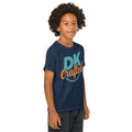 Youth t-shirt, Navy, right-front view