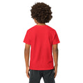 Youth t-shirt, Red, back view
