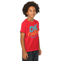 Youth t-shirt, Red, right-front view