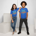 Youth t-shirt, Royal, front view