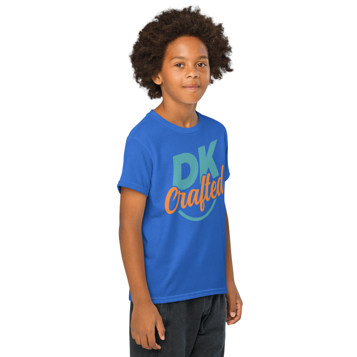 Youth t-shirt, Royal, right-front view