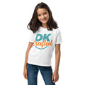 Youth t-shirt, White, front view
